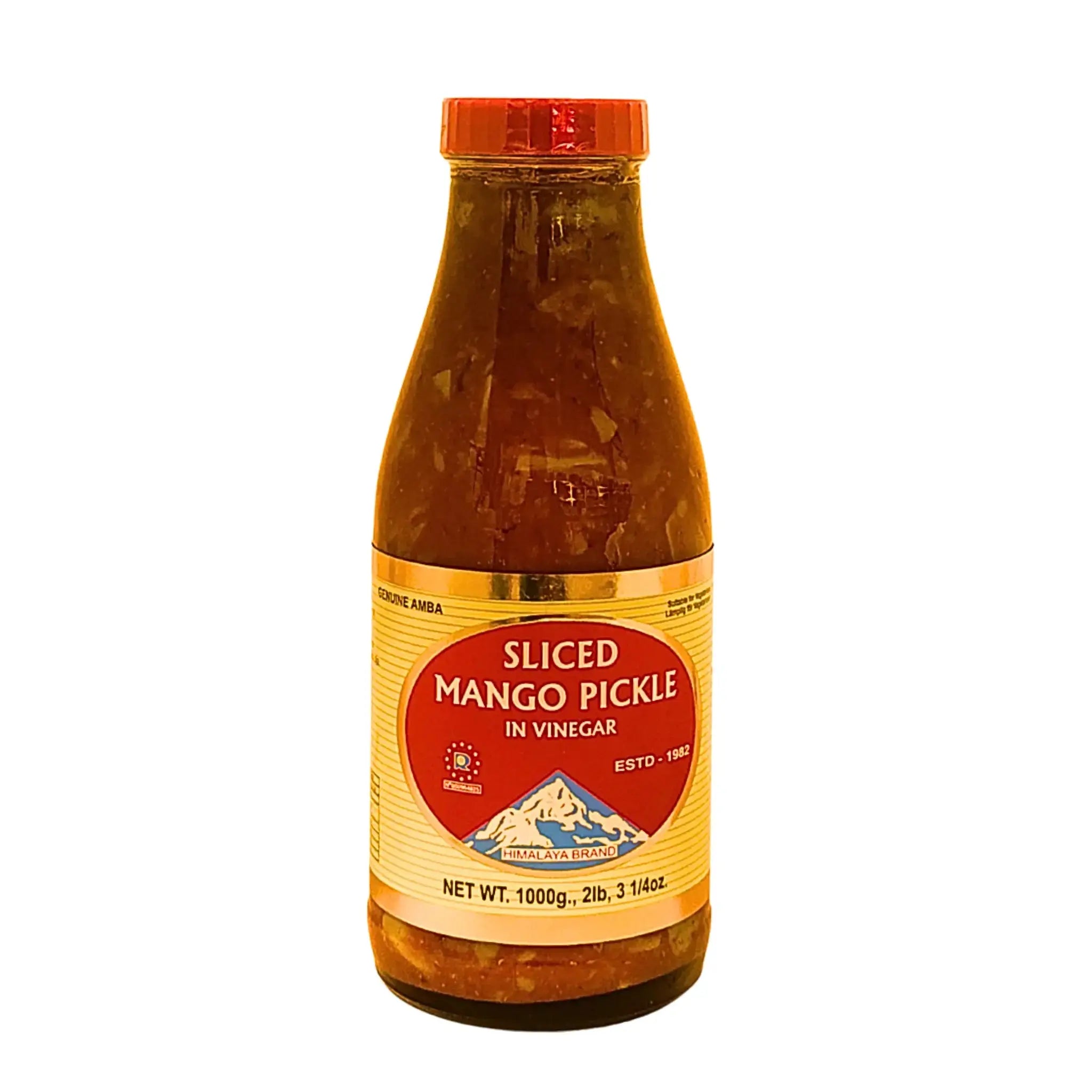 Lasipurkki viinietikkaan haudattua mangoa Himalaya Brand, itämaisia herkkuruokia