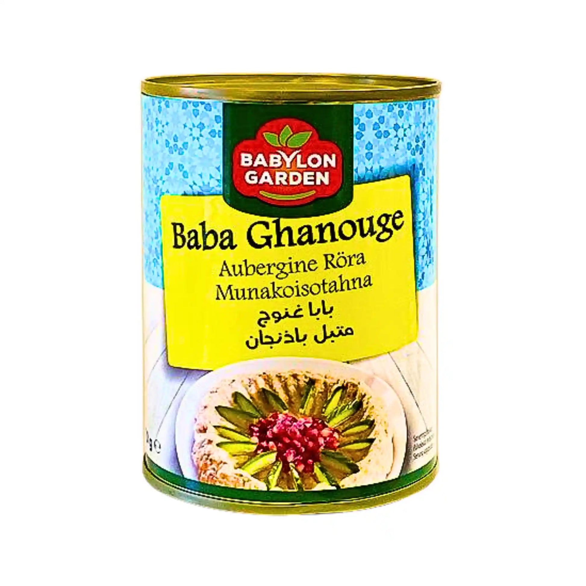Baba Ghanouge-auberginipasta purkki, itämainen levite, 370 g.