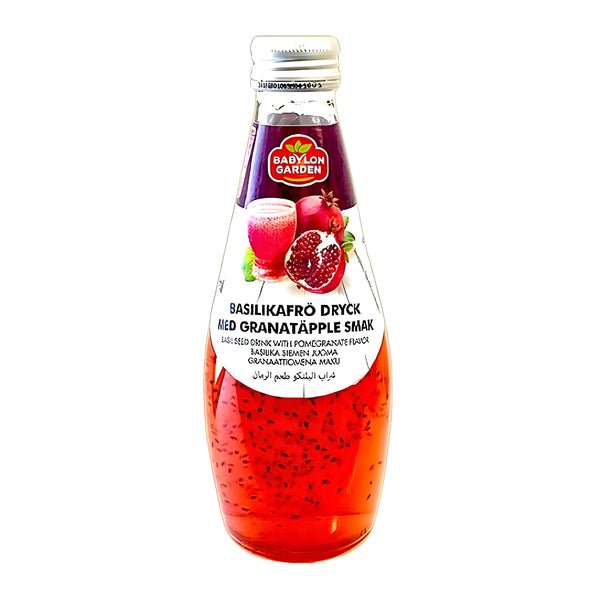 Babylon Garden Basil Drink Granatäpple 290ml
