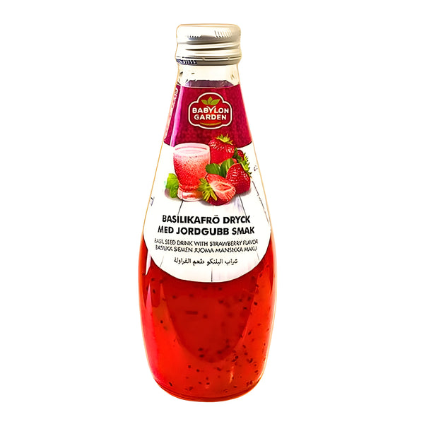 Babylon Garden Basil Drink Jordgubbar 290ml