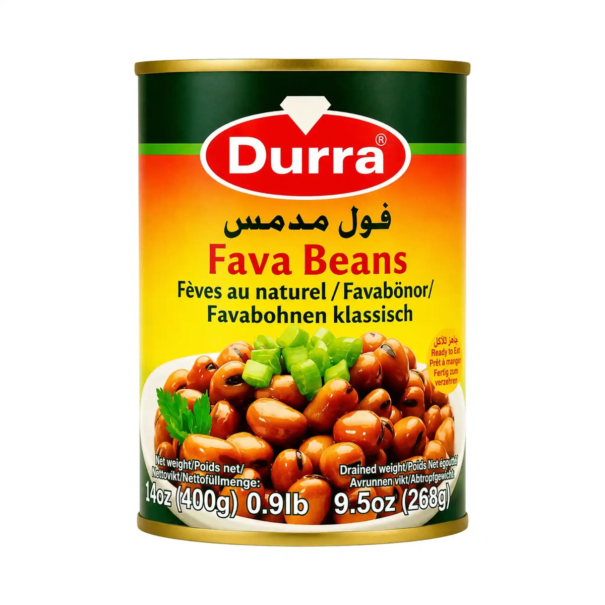 Durra favabönor i burk, 400 g