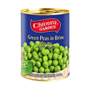 850 g:n purkki suolavedessä olevia herneitä, sininen etiketti ja hernekuvaa etupuolella.