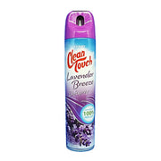 Hajuspray laventelin tuoksulla, Clean Touch Lavender Breeze 240 ml, violetti ja sininen pakkaus