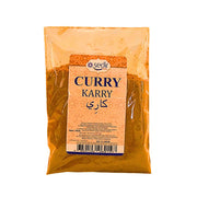 Pussi mietoa curry-kaaria 85 g, Sedir Food, itämaisia makuja, läpinäkyvä pakkaus.