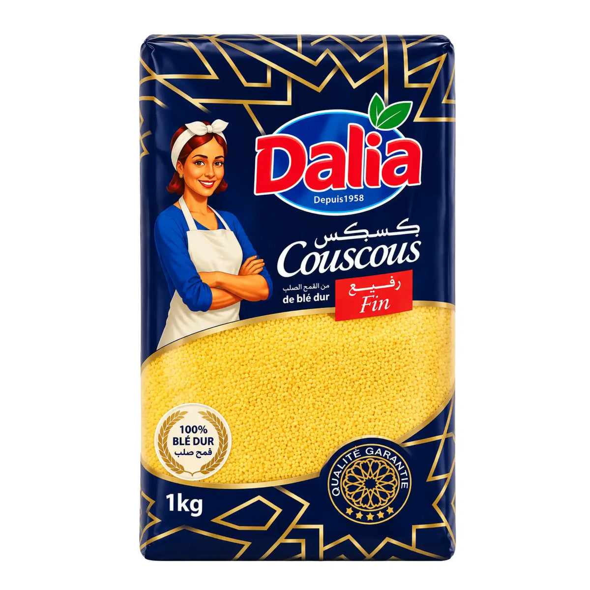 Dalia couscous finmalet i 1 kg-förpackning