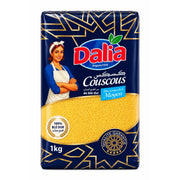 Dalia kuskus medium 1 kg i gulblå förpackning