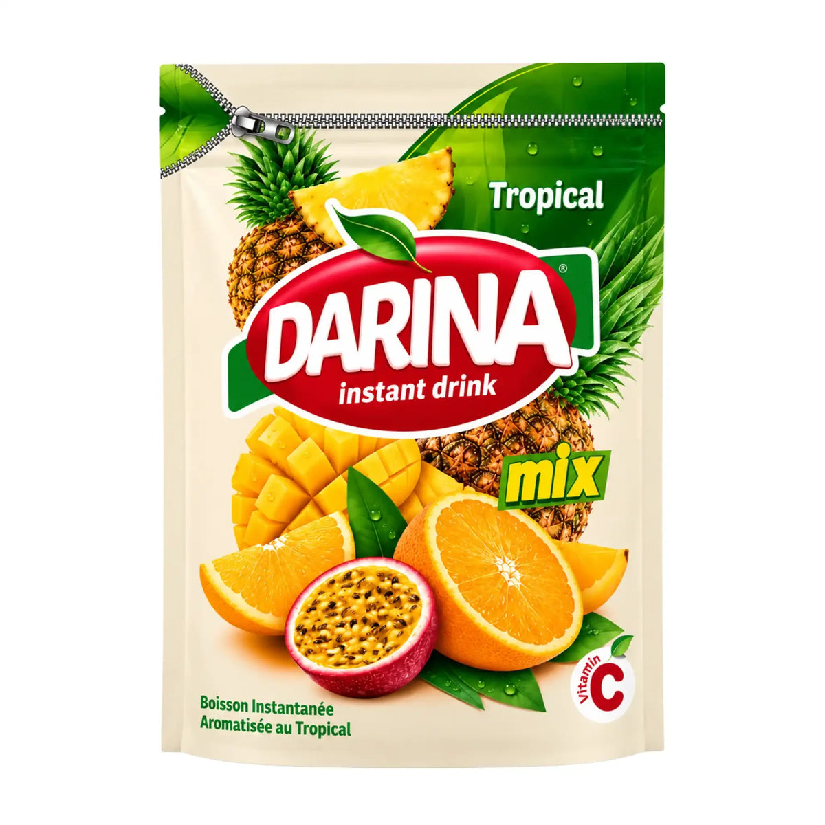 Darina tropisk juicepulver, påse för instant dryck