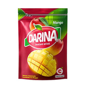 Mangomehujauhetta 500 g pussissa, mangokuvalla ja hedelmillä, itäinen maku.