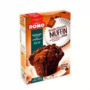 Domo kaksoiskakun muffinseikka 336 g meheville suklaamuffineille suklaapaloilla.