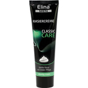 Elina Men -partavahdo putki, musta vihreällä designilla, classic care -mieto partahöyhen miehiä varten