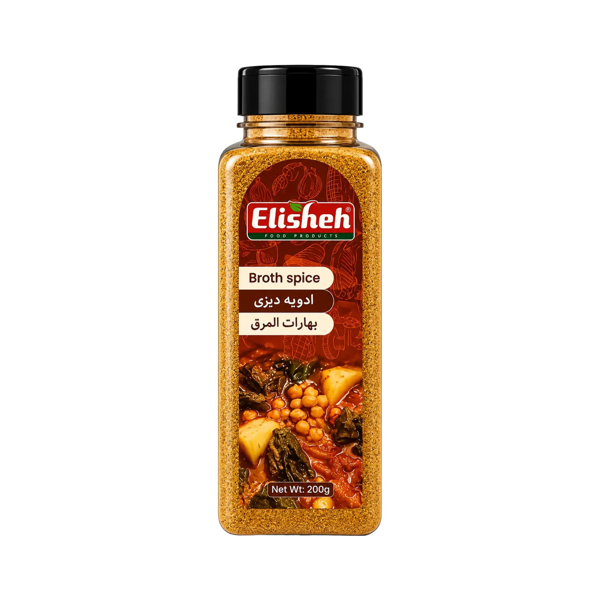 Elisheh kryddblandning för buljong i kryddflaska, 200 g