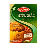 Durra -lämmin rapea kala-seos 200 g, mausteita ja vihanneksia etupuolella