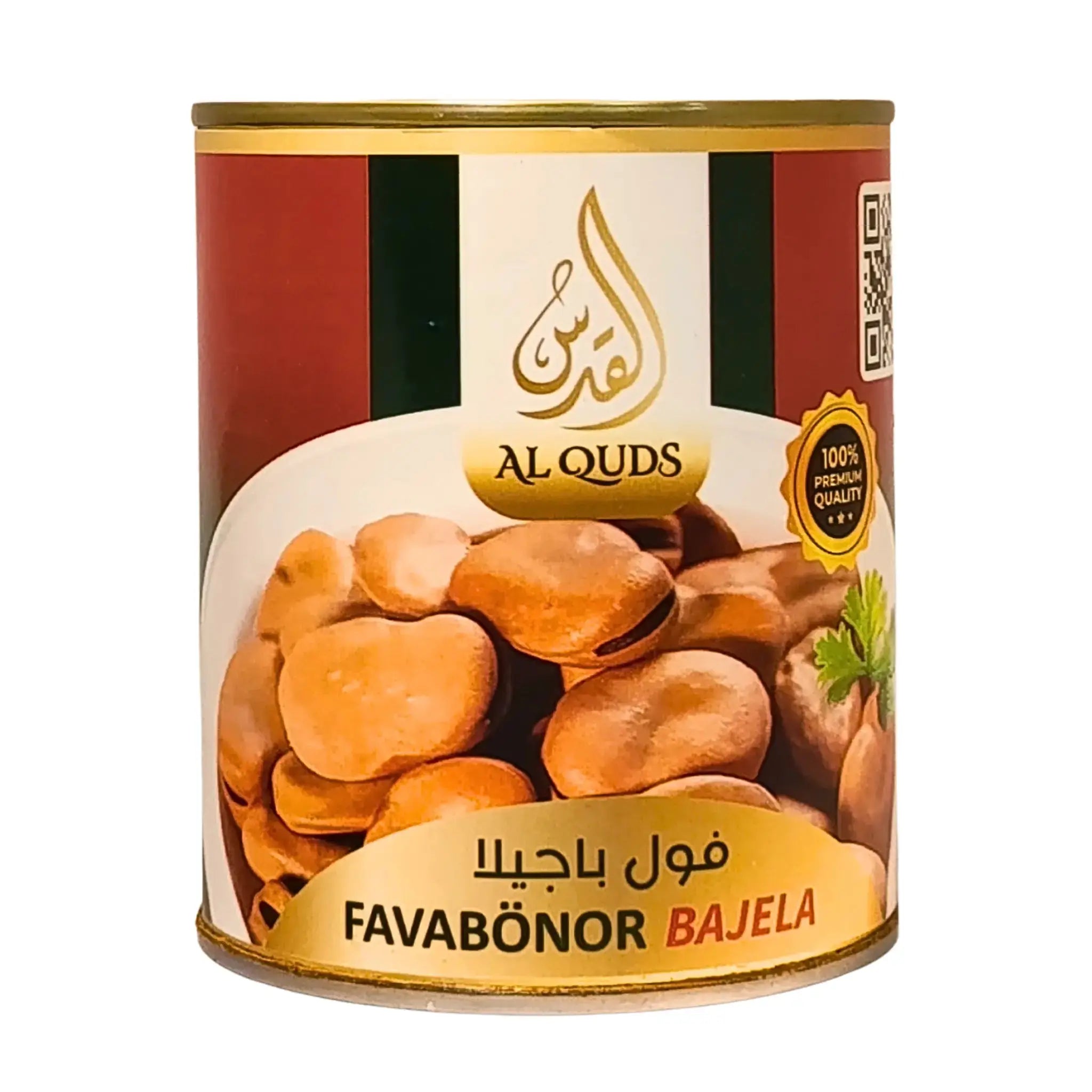 Al-Quds-favapapujen purkki Bajela, itämaiset palkokasvit, 800 g