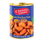 Keitetyt pavut Bajella, Chtoura Garden 850 g, itämaiset palkokasvit