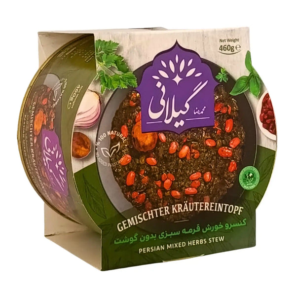 Gilani Ghormeh Sabzi med Bönor – 460g av Äkta Persisk Smak