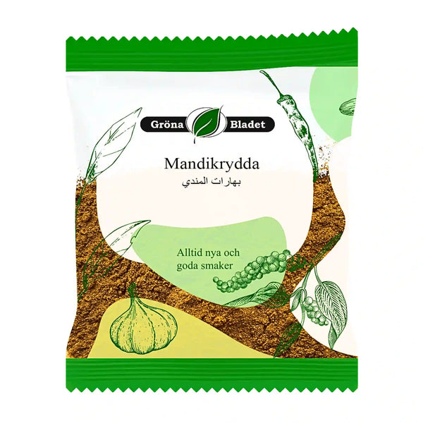 Gröna Bladet Mandikrydda 30g – Mustig krydda för ris och grytor