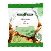 Muskottipähkinäpakkaus, koko muskottipähkinä, Gröna Bladet, itämaisia mausteita, 30 g