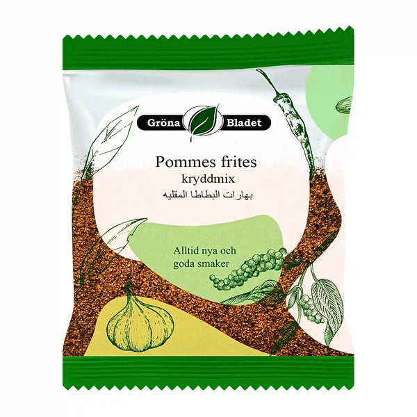 Gröna Bladet Pommes Frites Kryddmix 80g - Gör dina pommes frites oemotståndliga!