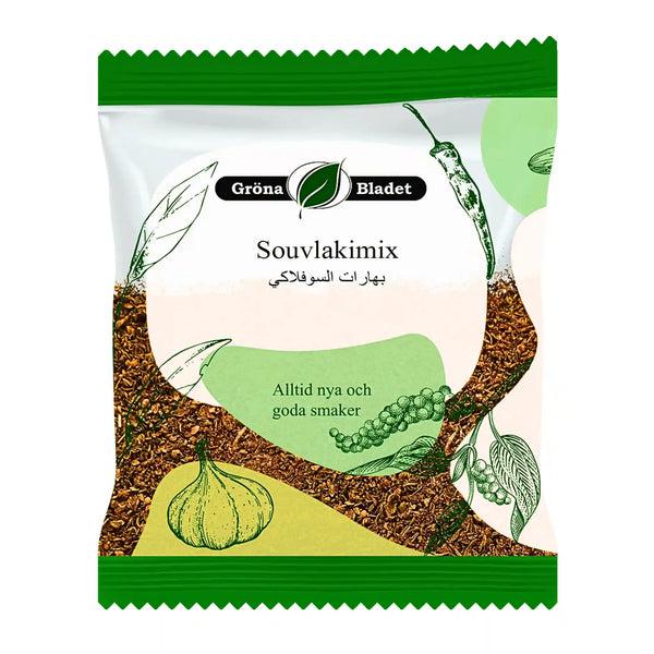 Gröna Bladet Souvlaki Mix 40g - Smaka på Grekland – direkt från ditt kök!