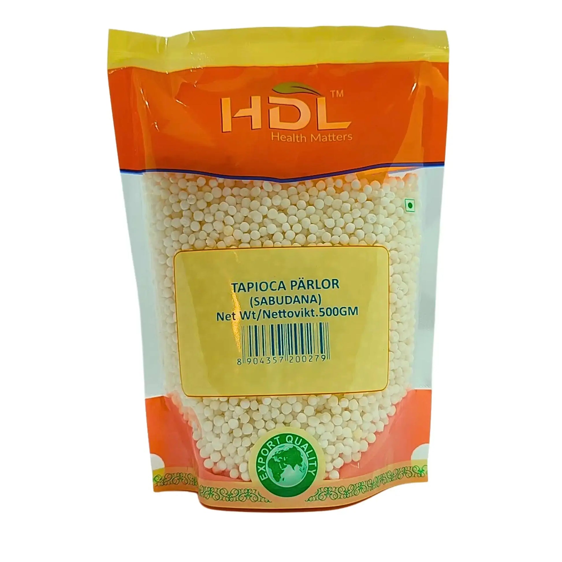 Tapiokaperliinien pussi sabudana 500 g, itämaiset ruoka-aineet verkossa