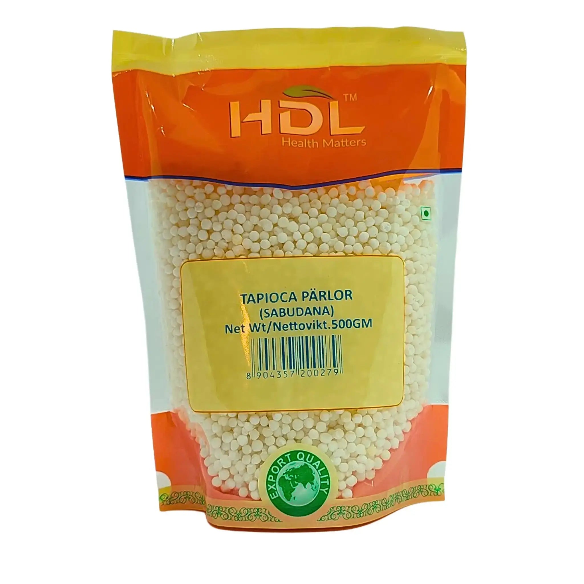 Tapiokaperliinien pussi sabudana 500 g, itämaiset ruoka-aineet verkossa