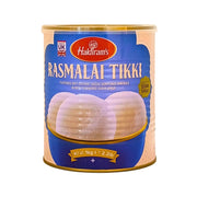 Rasmalai Tikki 1kg säilyke, intialainen jälkiruoka purkissa, makea maidon jälkiruoka, itämaiset herkut