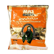 Pakkaus intialista vihreää kardemummaa 125 g, MAS Spices, mauste itämaalaisiin ruokiin.