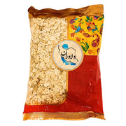 Iranilaiset kaurajyväset värikkäässä pakkauksessa, itäinen suunnittelu, 500 g elintarvike.