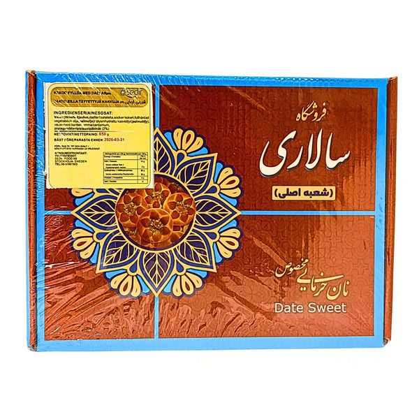 Iranska Kakor Fyllda med Dadlar Sedir 650g – Traditionellt & Smakrikt Bakverk