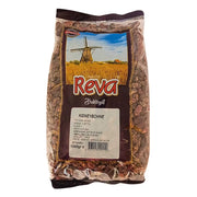 Pussi, jossa on iranilaisia punaisia papuja Lobia Chiti 1kg, selkeä maalaismainen etiketti, itäiseen ruoanlaittoon.