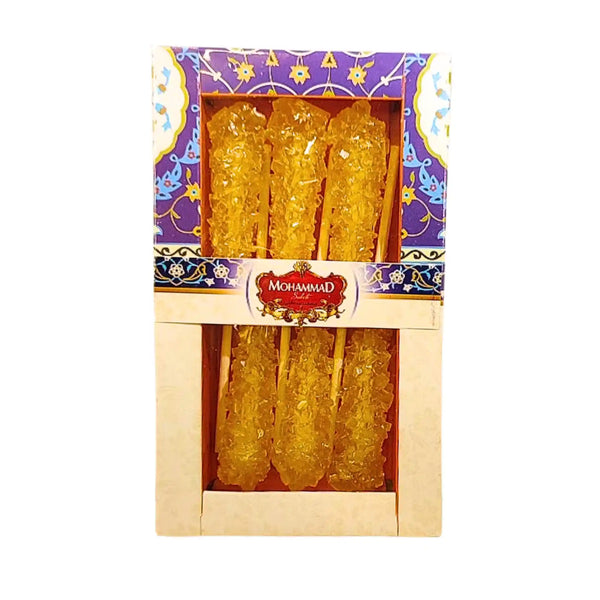 Nabat Kandisocker saffran - 6 pinnar (Utgånget datum med garanti)