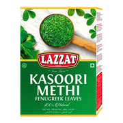 Lazzat Kasoori Methi 100 g, pakatussa kuivatuissa bockhorninklaverin lehdissä