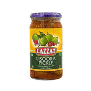 Lasipurkki Lazzat Lisoora Pickle, itäinen suolakurkkuvihannes, 330 g