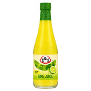Flaska limejuice 320 ml med etikett och kork