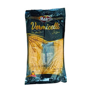 Pakkaus, jossa on paahdettua vermicelliä 150 g, vehnäaiheinen kuvitus, itämaista pastaa.