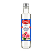 Rosvattenflaska Chtoura Garden med etikett, glasflaska 250 ml