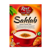 Förpackning med Sahlab Reef Garden 200g pulver för krämig österländsk sahlab-dryck.
