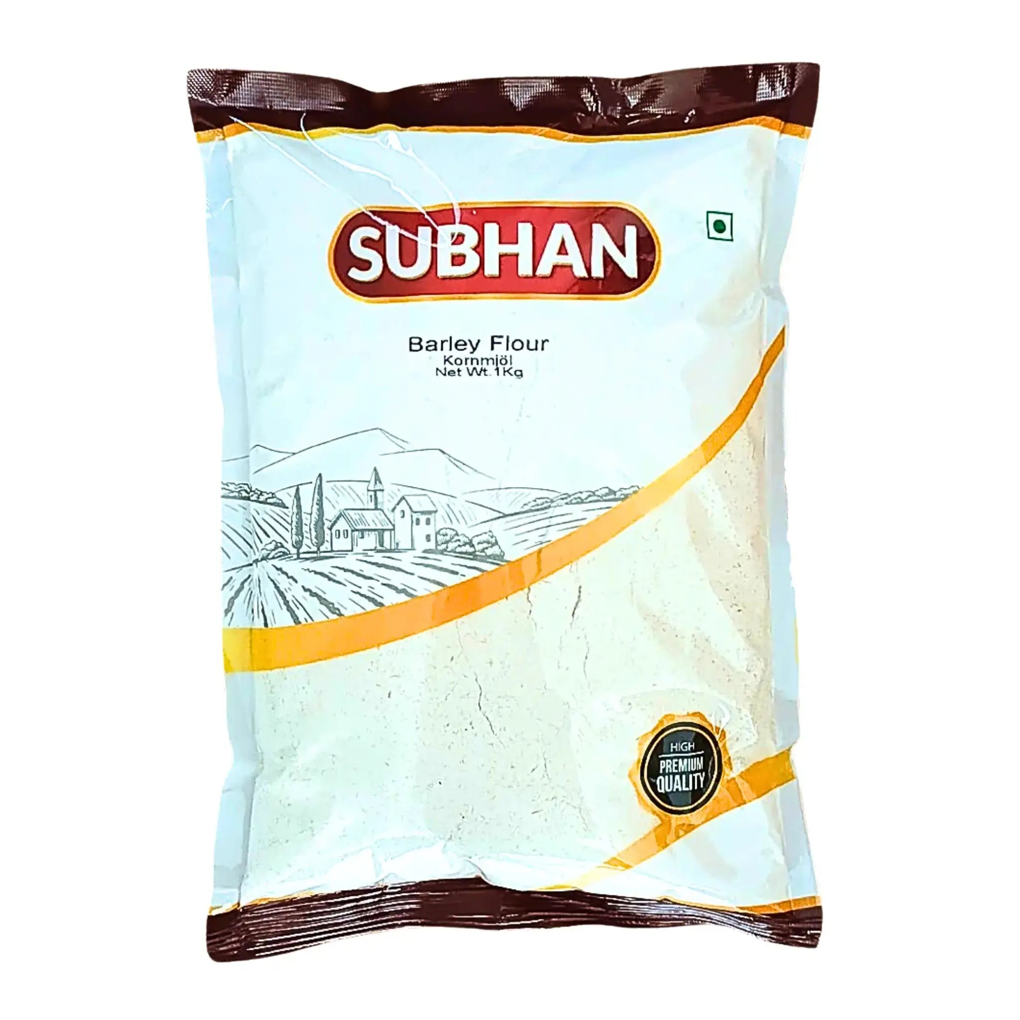 Subhan ohramyllyä 1 kg pakkauksessa, ohramylyä, itämaisia siivous- ja ruokatarvikkeita