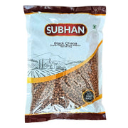 Pakkaus Subhan Black Chana 1 kg mustia ruskeita herneitä, itämaisia palkokasveja.