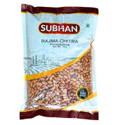 Pakkaus Subhan Rajma Chitra -pintoboneja 1 kg, itämaisia papuja.