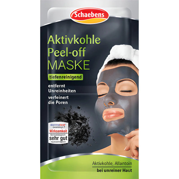Schaebens ansiktsmask aktivt kol Peel Off 2x8